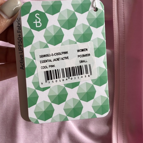 Solbari Summer Essential Jacket UPF 50+ Active Collection Cool Pink Size S - Picture 11 of 12